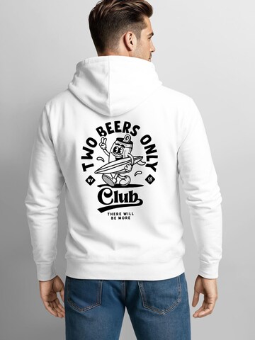 Neverless Sweatshirt 'Two Beers only' in White