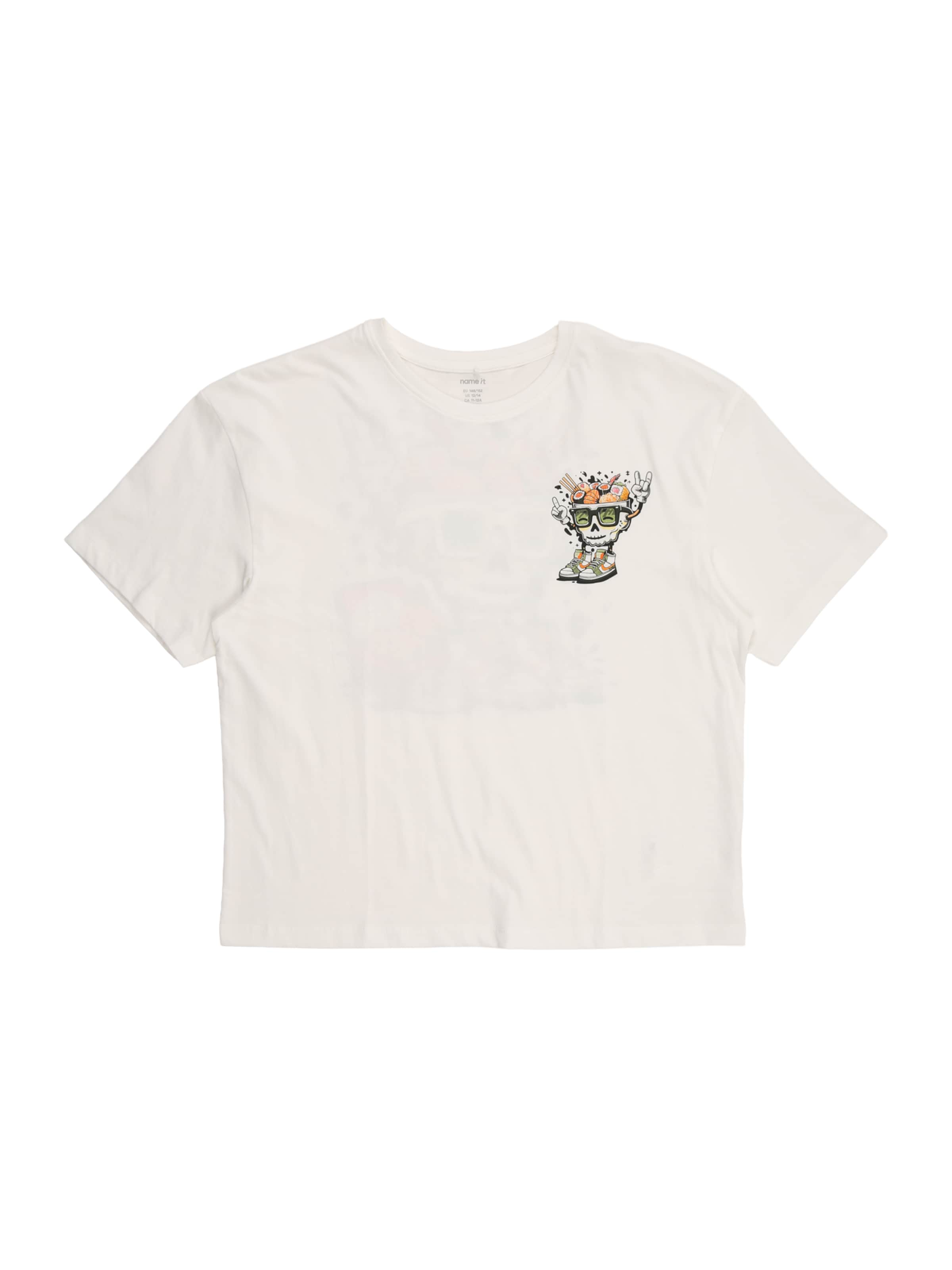 NAME IT Shirt 'NKMTHAD' in White: front