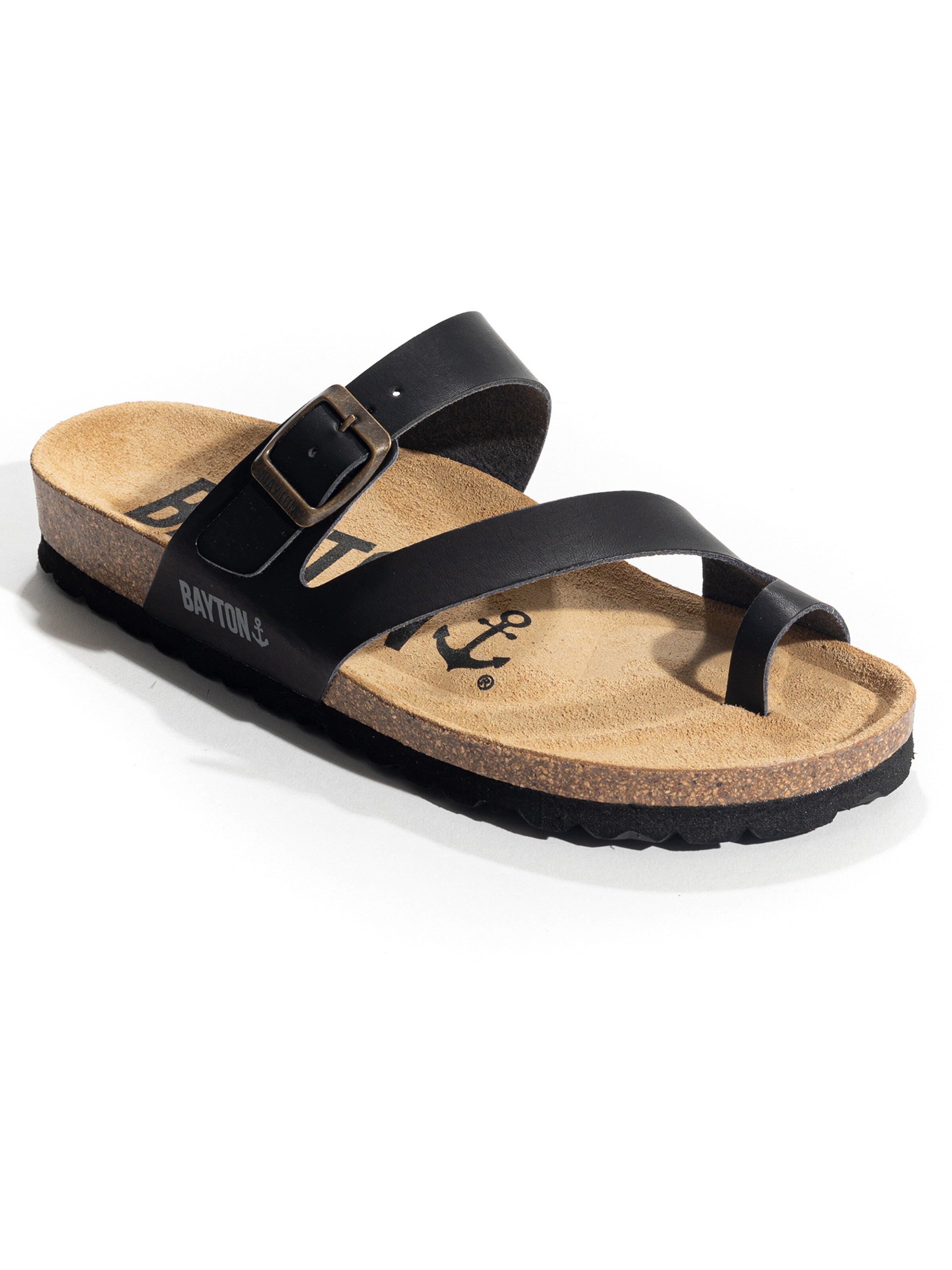 BaytonNatikače s potpeticom 'Biscaye' - crna boja