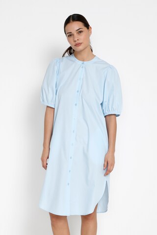 Kaffe Shirt Dress 'Susana' in Blue: front