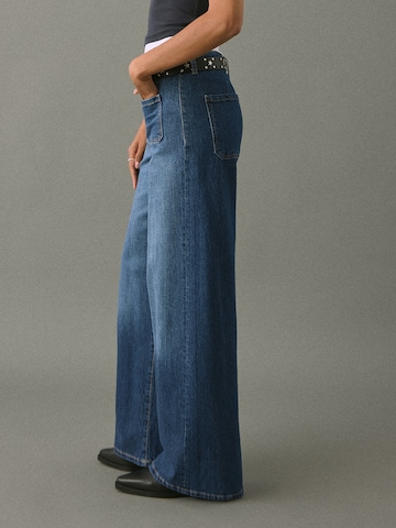 Wide leg Jeans di MANGO TEEN in blu