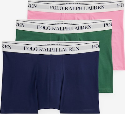 Polo Ralph Lauren Bokserishortsit 'Classic' koossa S värissä laivastonsininen / vihreä / vaalea pinkki / valkoinen, Tuotenäkymä