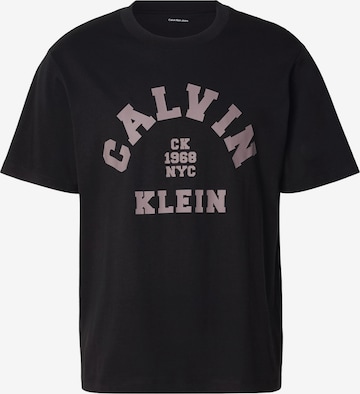 T-Shirt '20S' Calvin Klein Jeans en bleu : devant