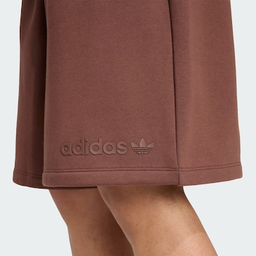 Wide Leg Pantalon 'Essentials' ADIDAS ORIGINALS en marron