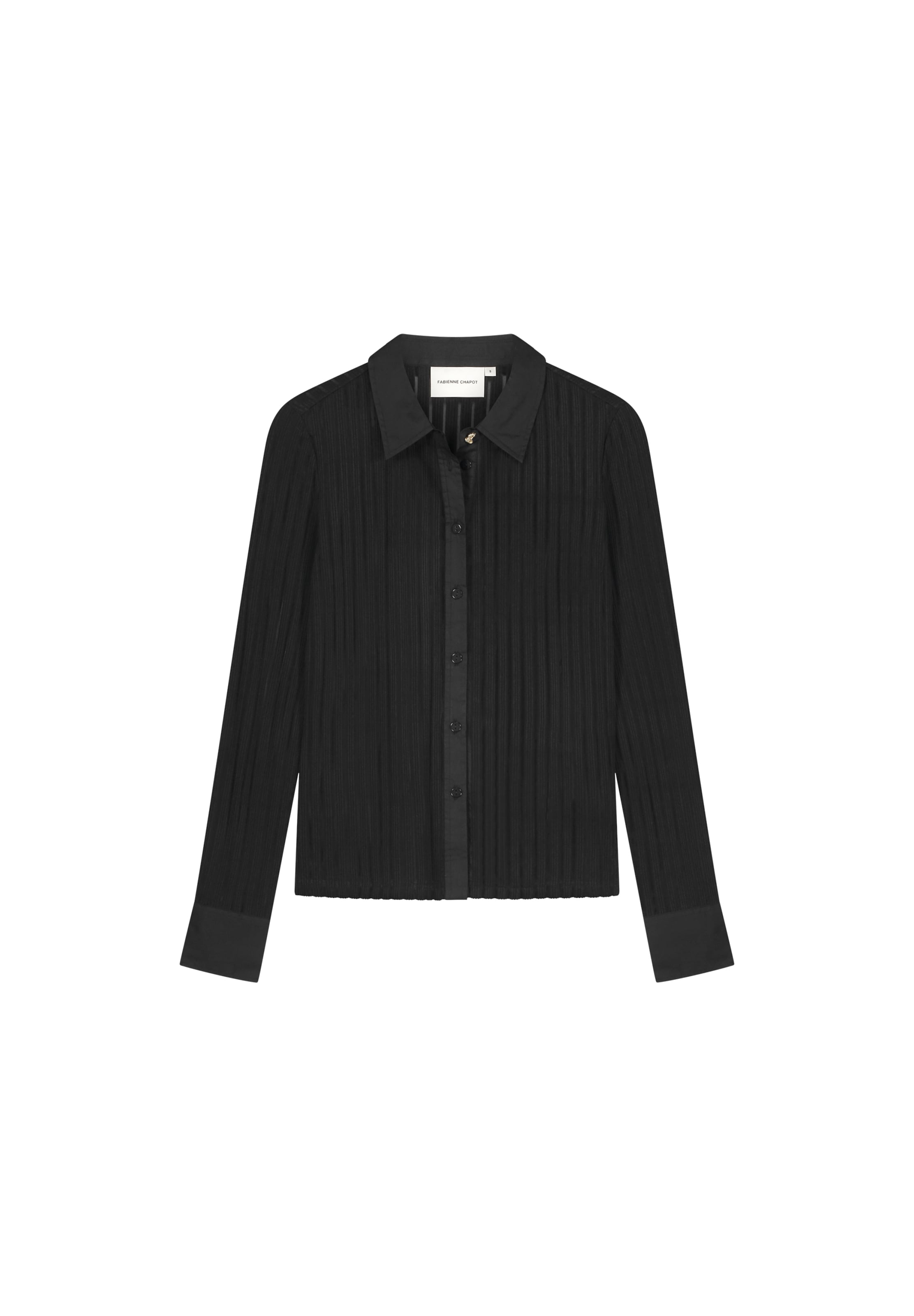 Fabienne Chapot Blouse in Zwart: voorkant