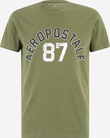 T-Shirt AÉROPOSTALE en vert : devant