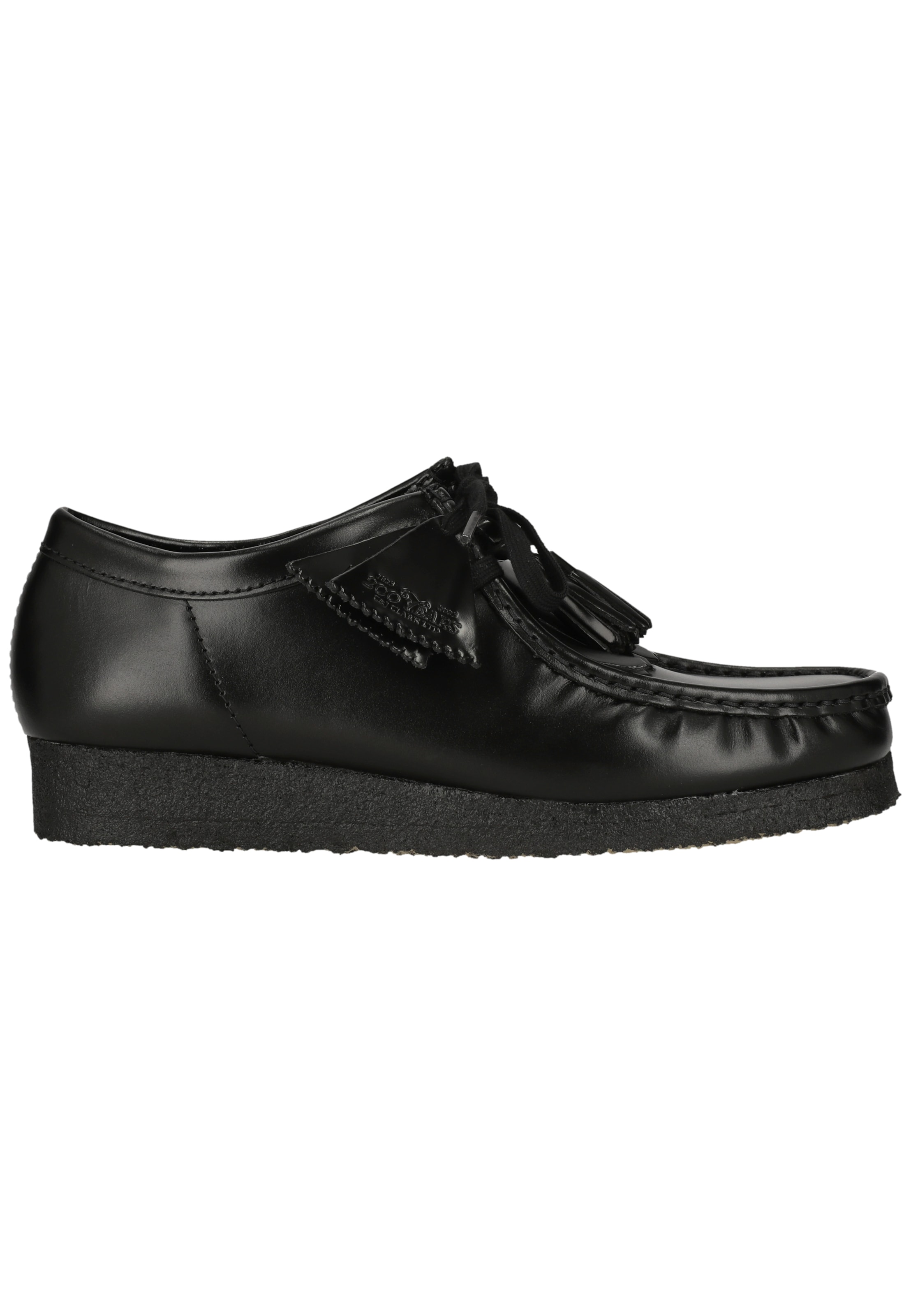 CLARKS Lace-up shoe 'Wallabee' in Black