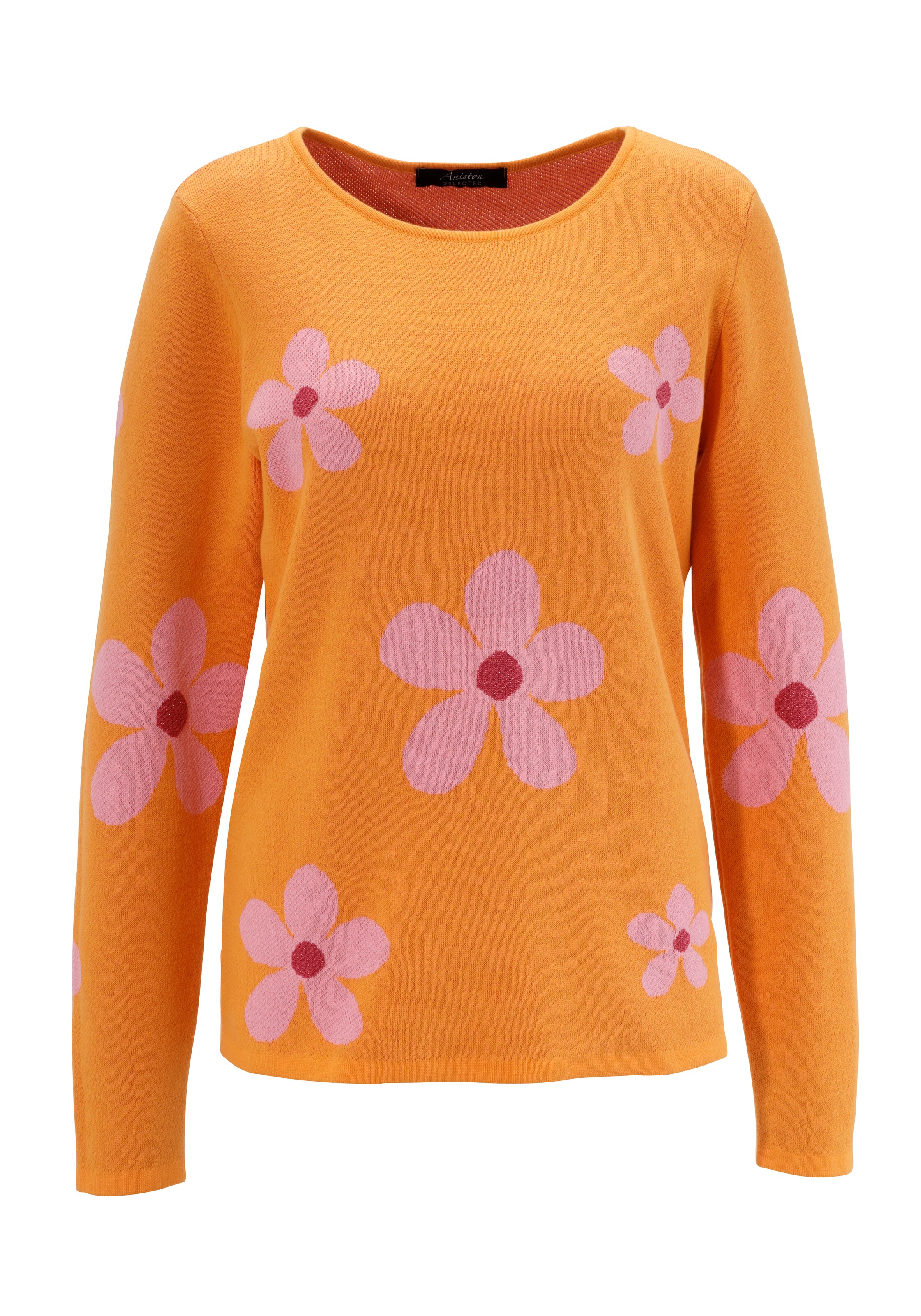 Aniston SELECTED Pullover in Orange: Vorderseite