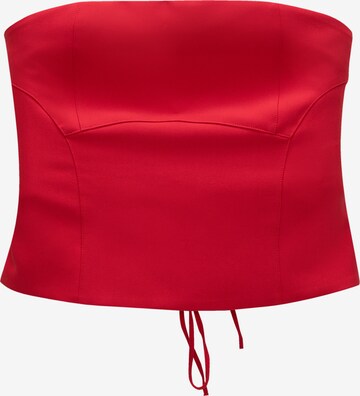 Pull&Bear Top in Rot: predná strana