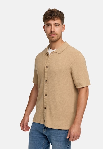 INDICODE JEANS Strickjacke 'Daxmark' in Beige