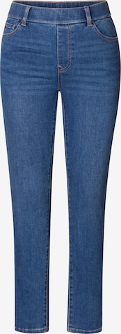 BASE LEVEL Skinny Jeggings in Blue: front