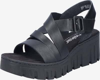Rieker Sandale in schwarz, Produktansicht