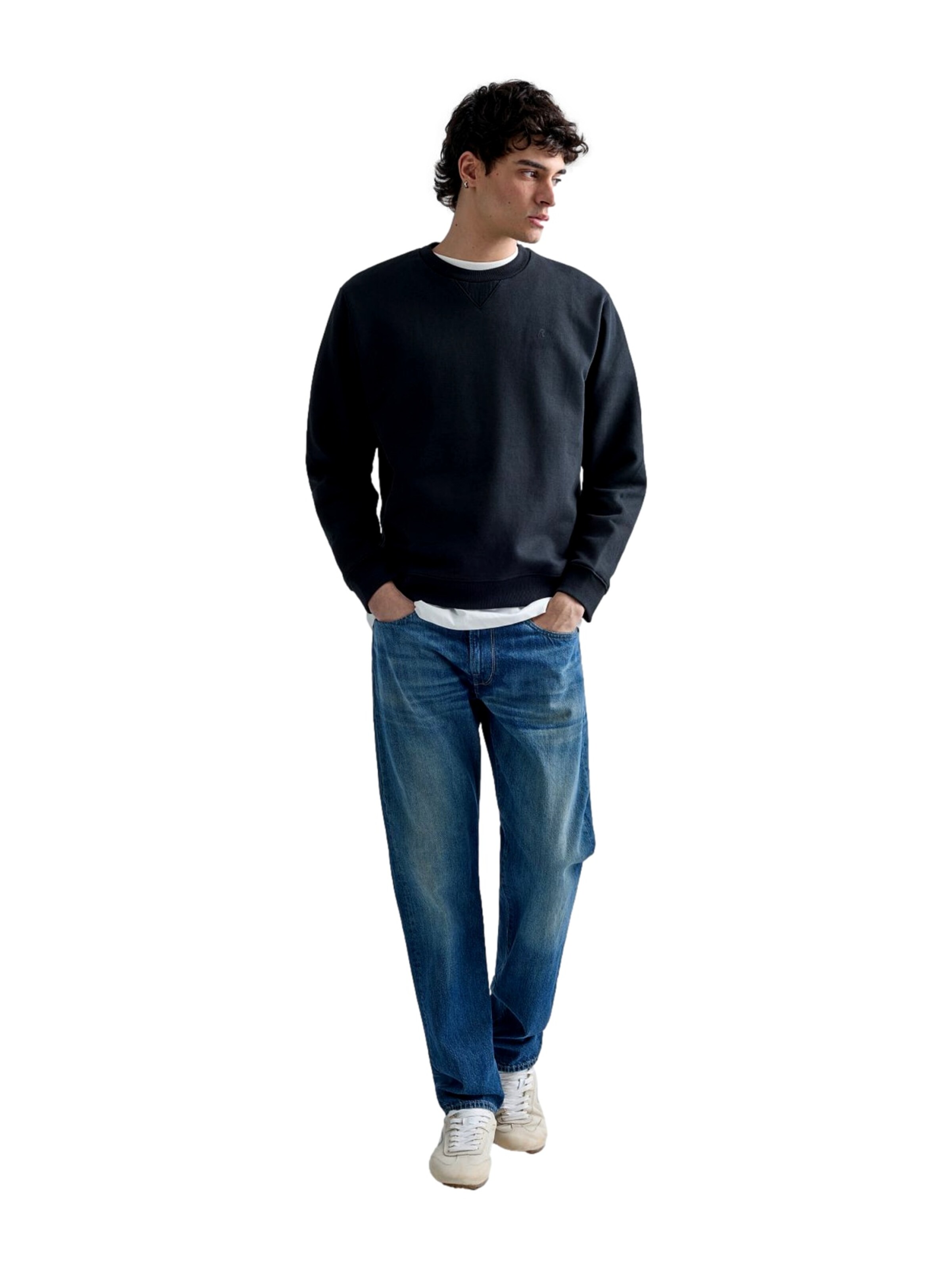 REPLAY Sweatshirt in Zwart