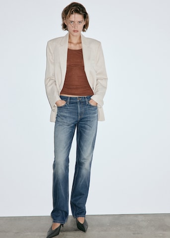 MANGO - regular Vaquero 'CAROLINE' en azul