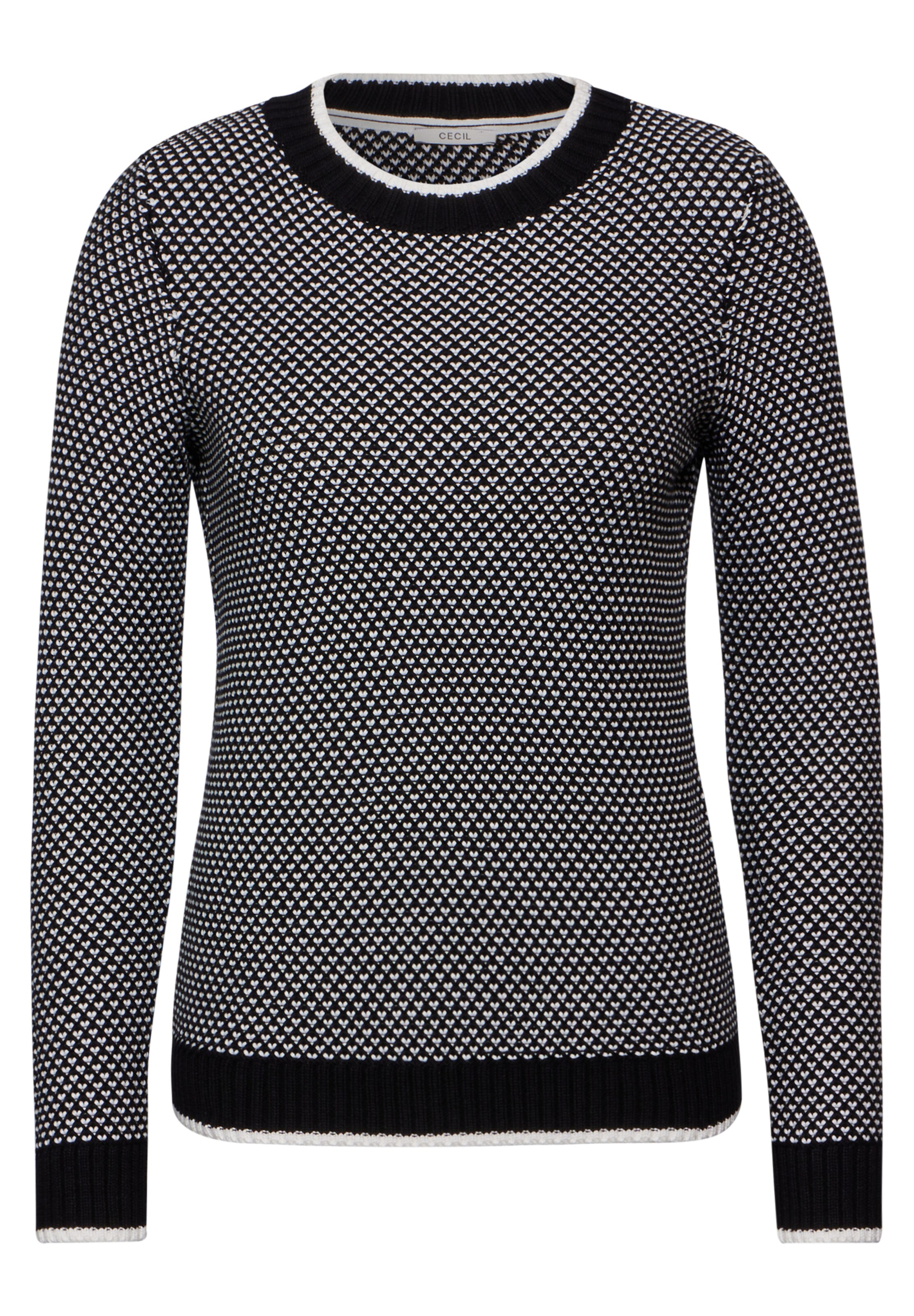 CECIL Sweater in Black: front