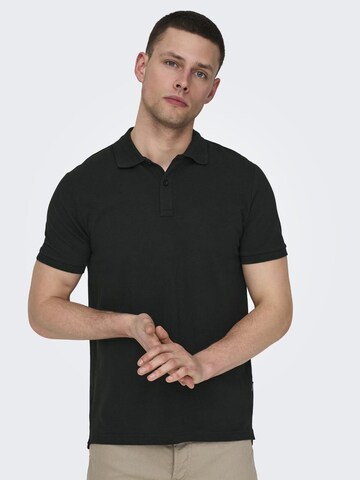Only & Sons Shirt 'TRAY' in Zwart
