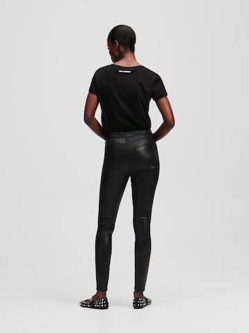 Karl LagerfeldSkinny Traperice - crna boja