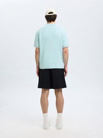 SELECTED - Camiseta en azul
