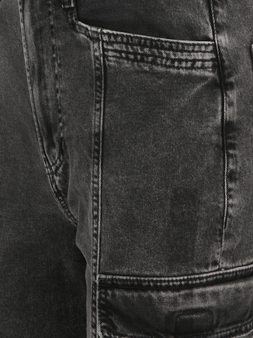 Gap Tall Regular Cargo Jeans 'HAINE' in Black