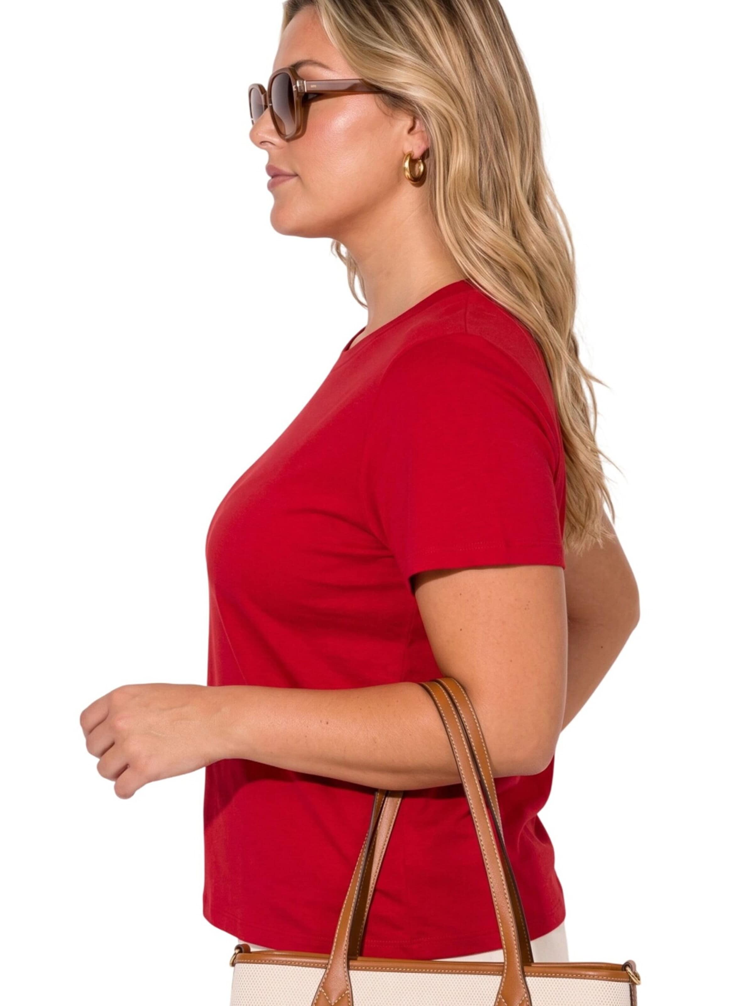 Shape Of You Shirt in Red