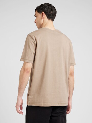 BOSS T-Shirt 'Metropolitan' in Braun