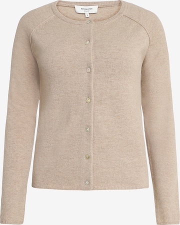 rosemunde Knit Cardigan in Beige: front