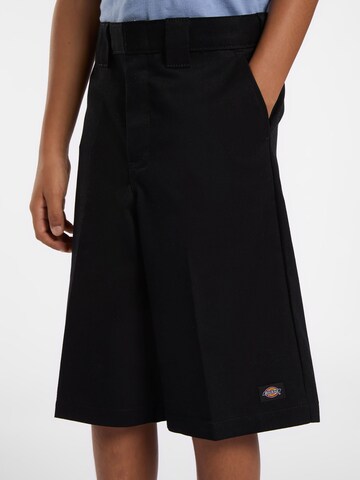 DICKIES Regularen Hlače | črna barva