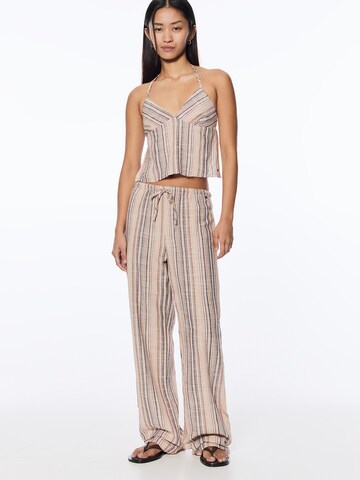 Pull&Bear Wide leg Broek in Roze