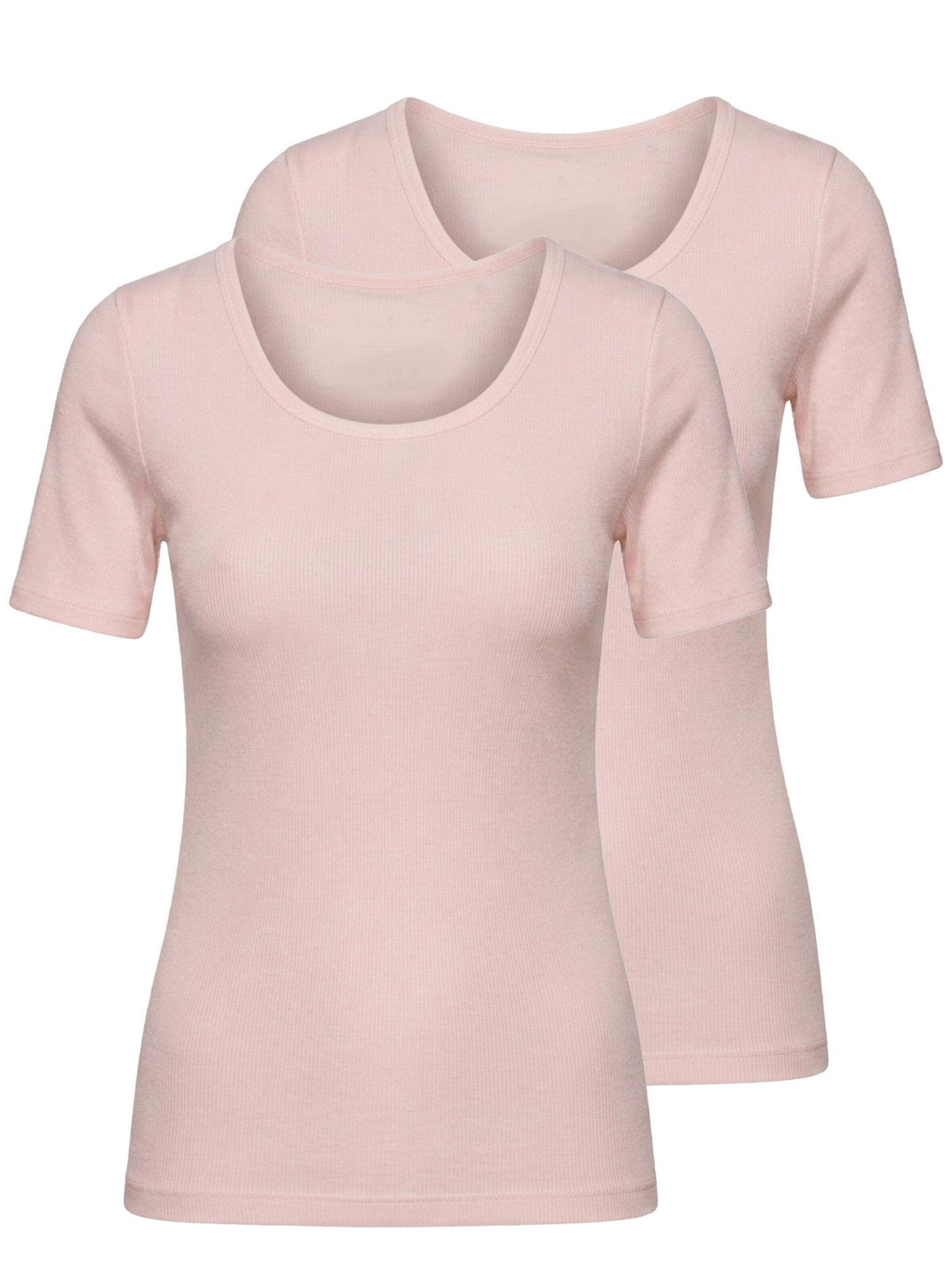 Nina von C. Undershirt 'Bamboo Rib' in Orange: front