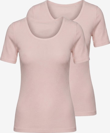 Nina von C. Undershirt 'Bamboo Rib' in Orange: front