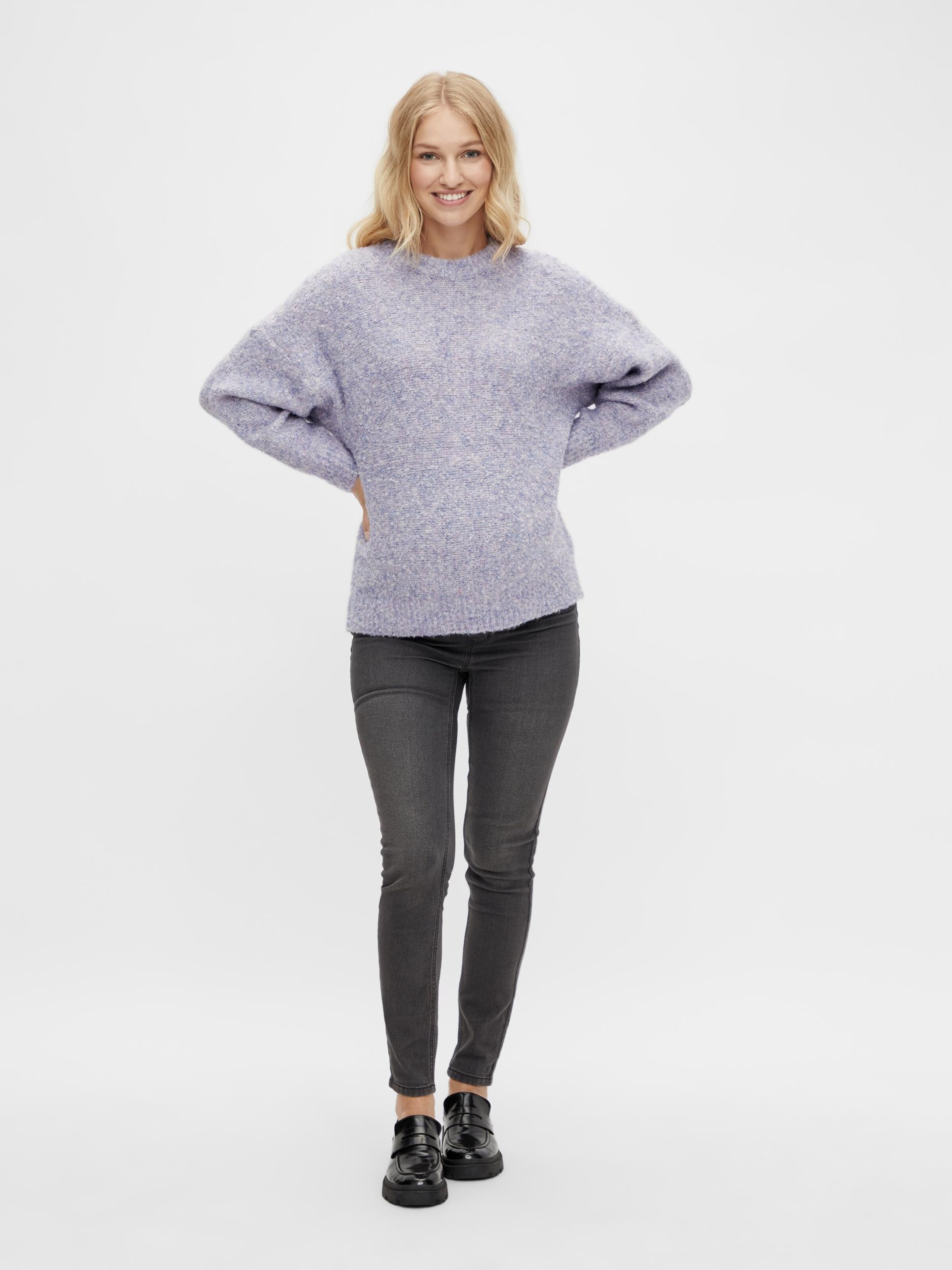 Vêtements Pull-over Catherine MAMALICIOUS en Violet Clair 