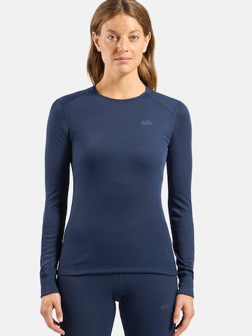 ODLO T-Shirt Wäsche-Sets 'ACTIVE WARM'‌‌‌ in Blau