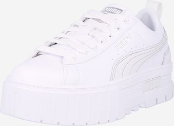 Sneaker low 'Mayze Glow Wns' de la PUMA pe alb: față