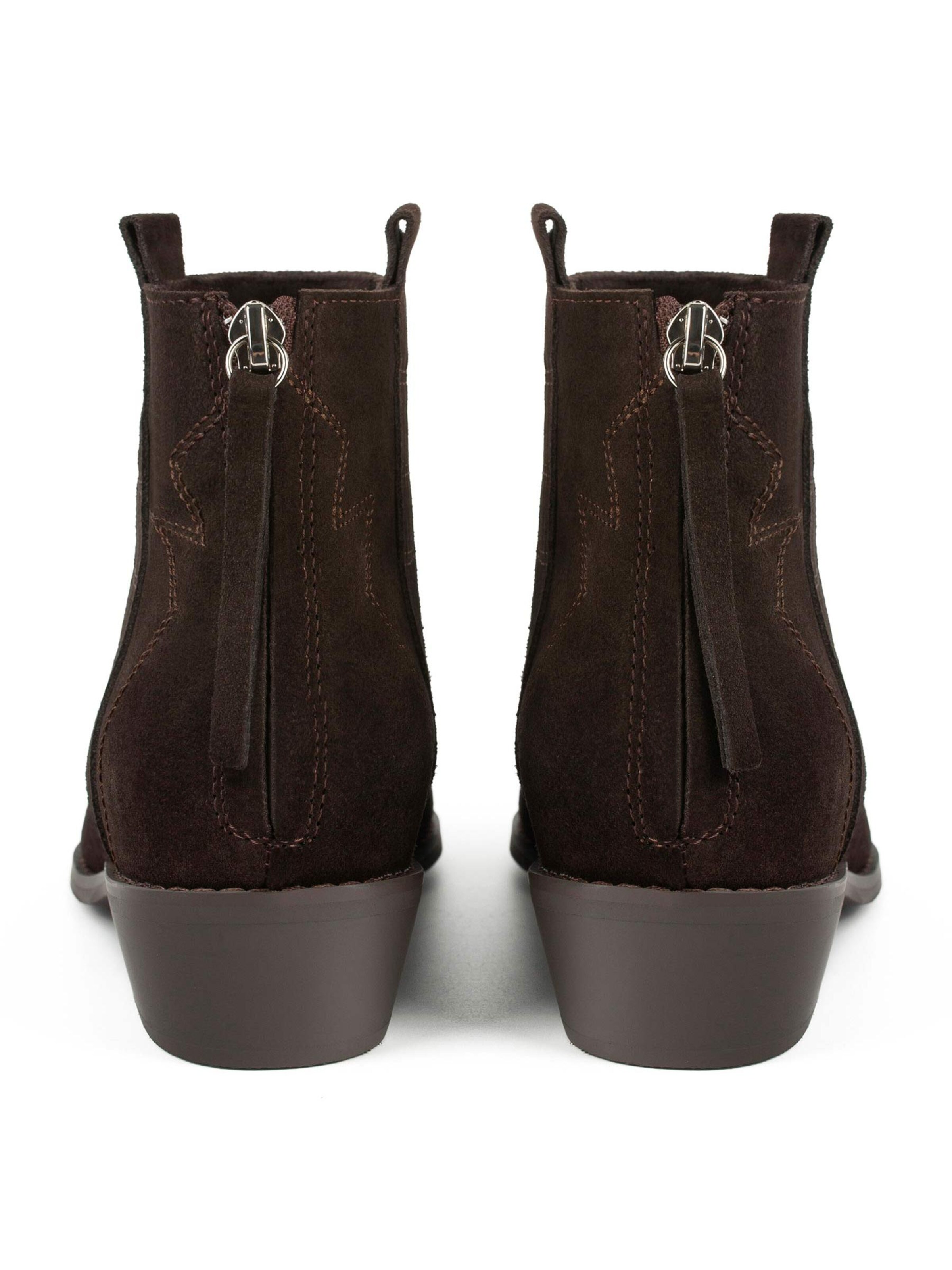 L37 HANDMADE SHOES Booties 'FLASHBACK' in Brown