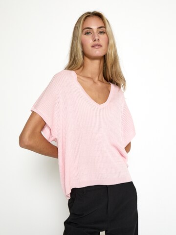 DESIRES Shirt 'Vivi' in Roze: voorkant