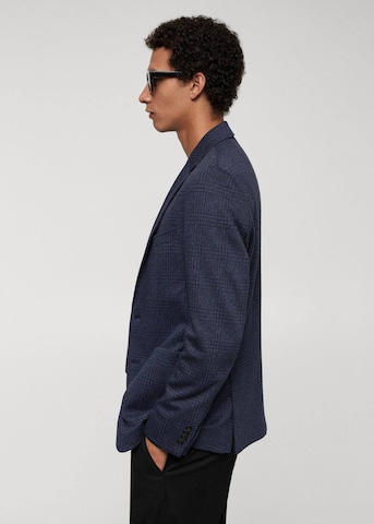 MANGO MAN Regular fit Suit Jacket in Blue