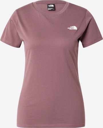 THE NORTH FACE Футболка 'Simple Dome' в Лиловый: спереди