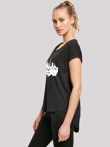 F4NT4STIC Shirt 'Cities Collection - Paris skyline' in Black