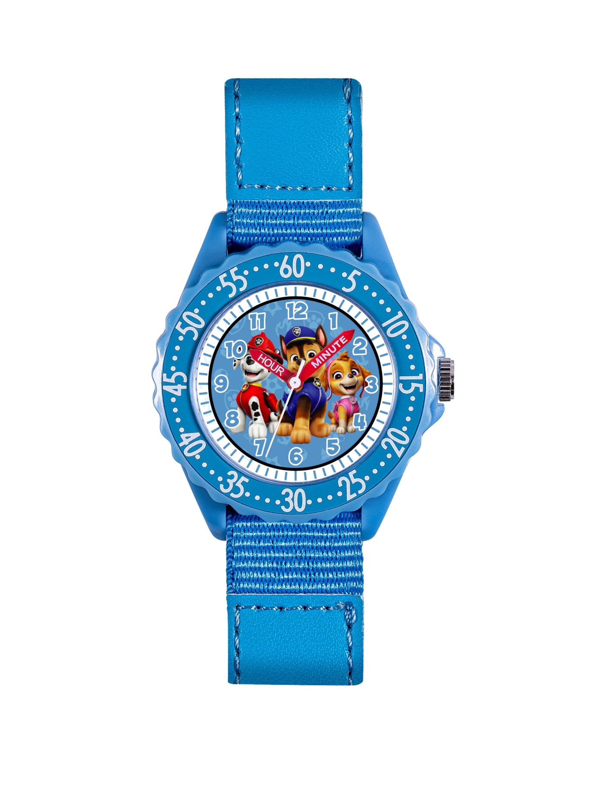 Montre 'Paw Patrol "Zeit-Lehrer"' DISNEY en bleu : devant