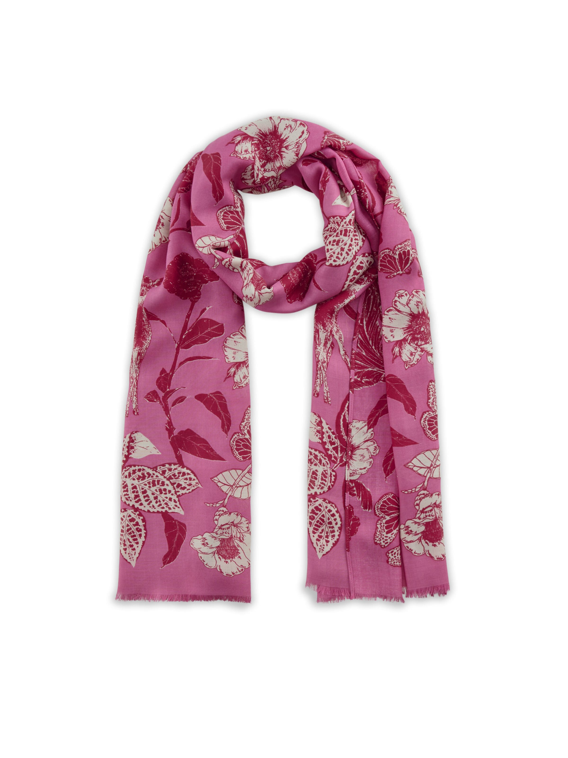 Écharpe CODELLO en rose : devant