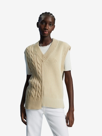 Pull-over ESPRIT en beige : devant