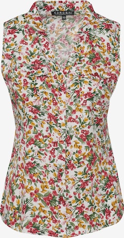 KOROSHI Blouse in Mixed colours: front