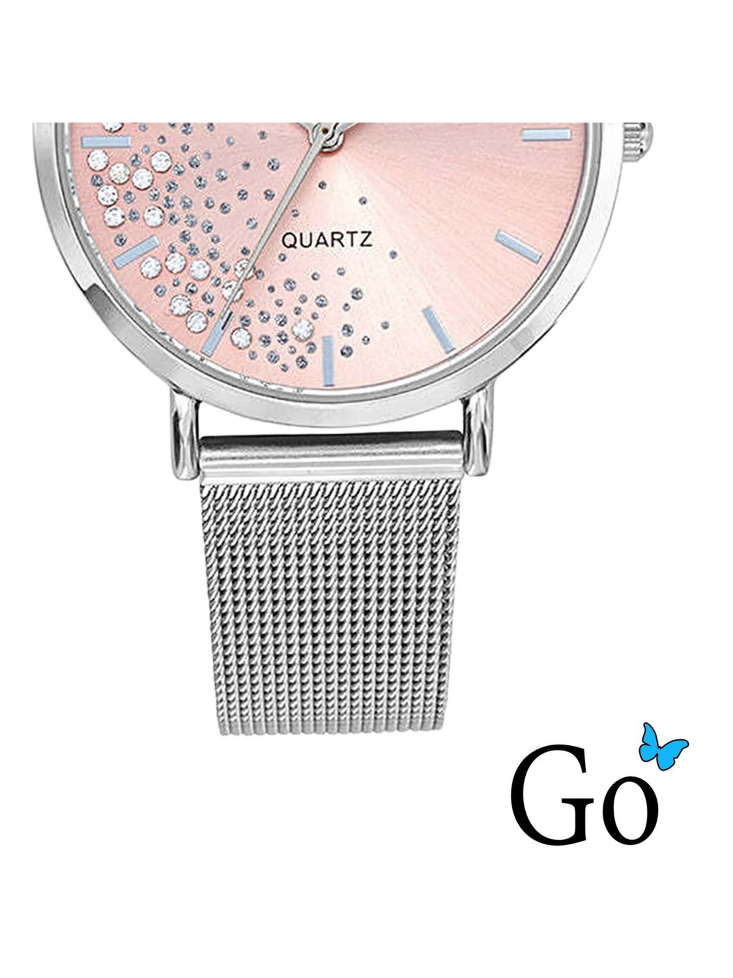 Montre à affichage analogique GO GirlOnly en argent