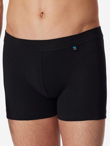 SCHIESSER Boxer shorts 'Long Life Cotton' in Black