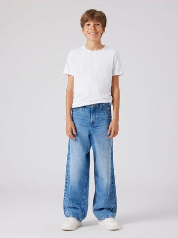 Wide Leg Jean TWO SOON en bleu : devant