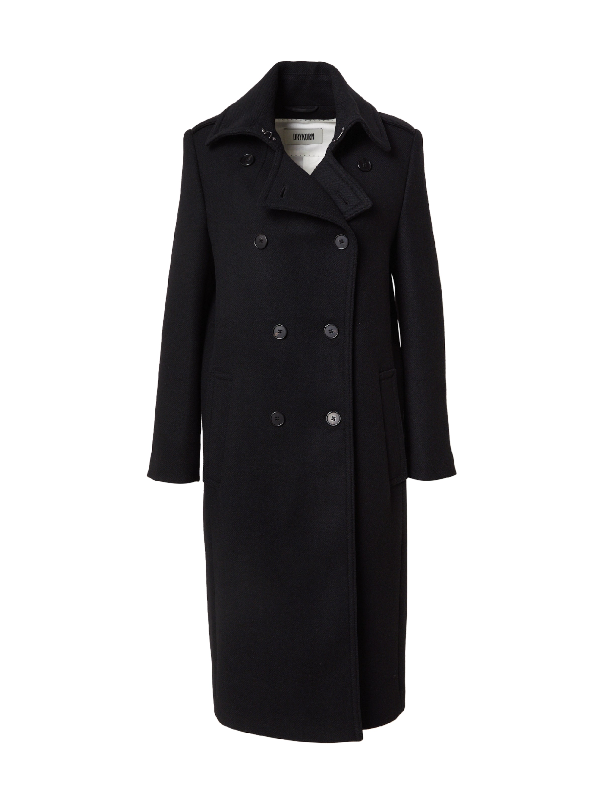 DRYKORN Płaszcz przejściowy &#x27;PIETHILL 10&#x27; w kolorze czarny: przód
