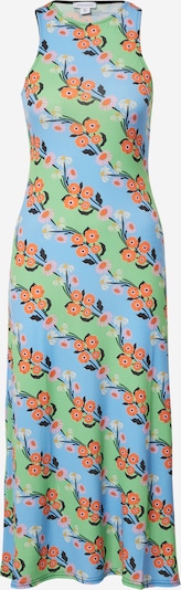 Vasarinė suknelė 'England' iš Warehouse, spalva – šviesiai mėlyna / šviesiai žalia / tamsiai oranžinė / rožių spalva, Prekių apžvalga