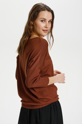 SAINT TROPEZ Pullover 'Mila' in Braun