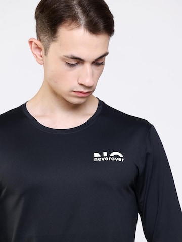 neverover - Camiseta funcional en negro