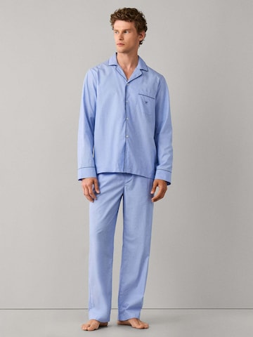 Pyjama long Hackett London en bleu : devant